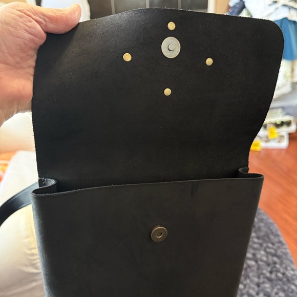 Portland Leather AP Hawkeye Satchel-Shadow Black - Picture 7 of 8